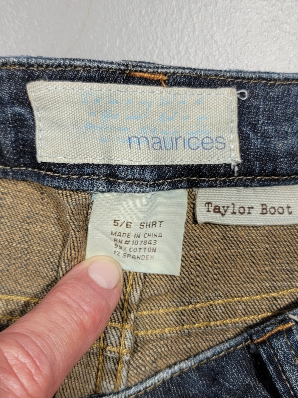 Maurices Taylor Boot Dark Wash Denim Jeans